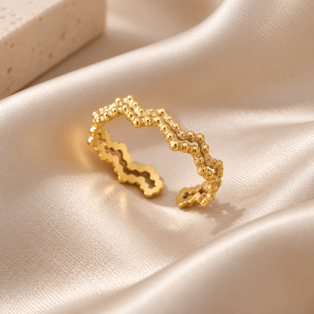 Bague Zigzag