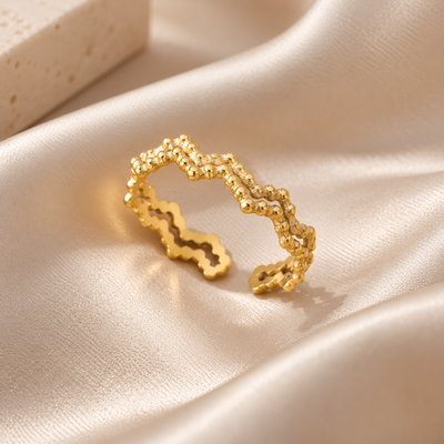 Bague Zigzag