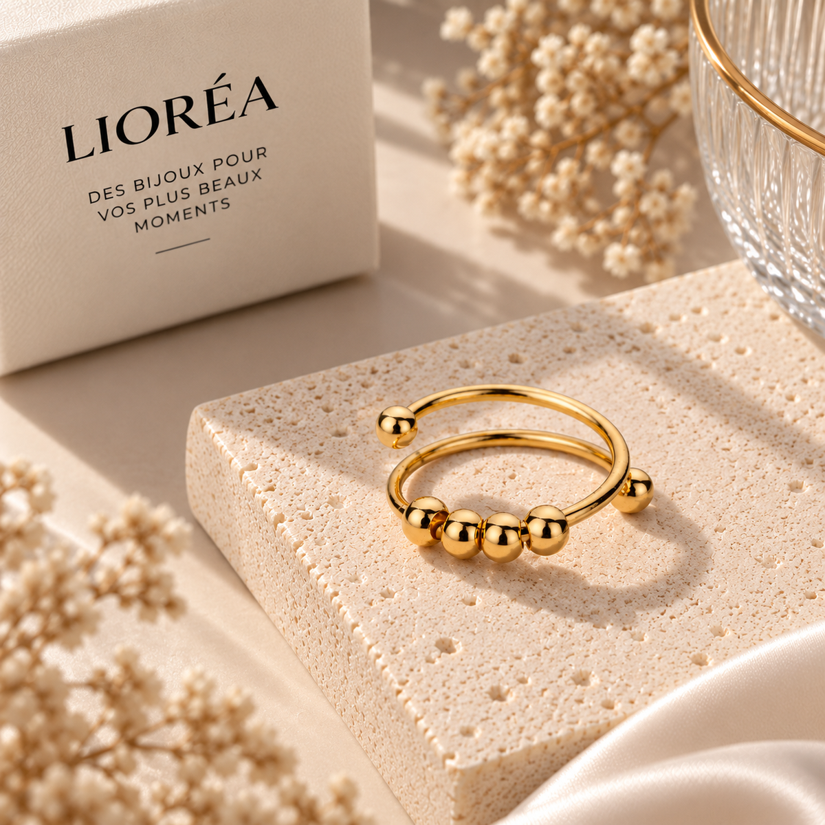 Bague Perles