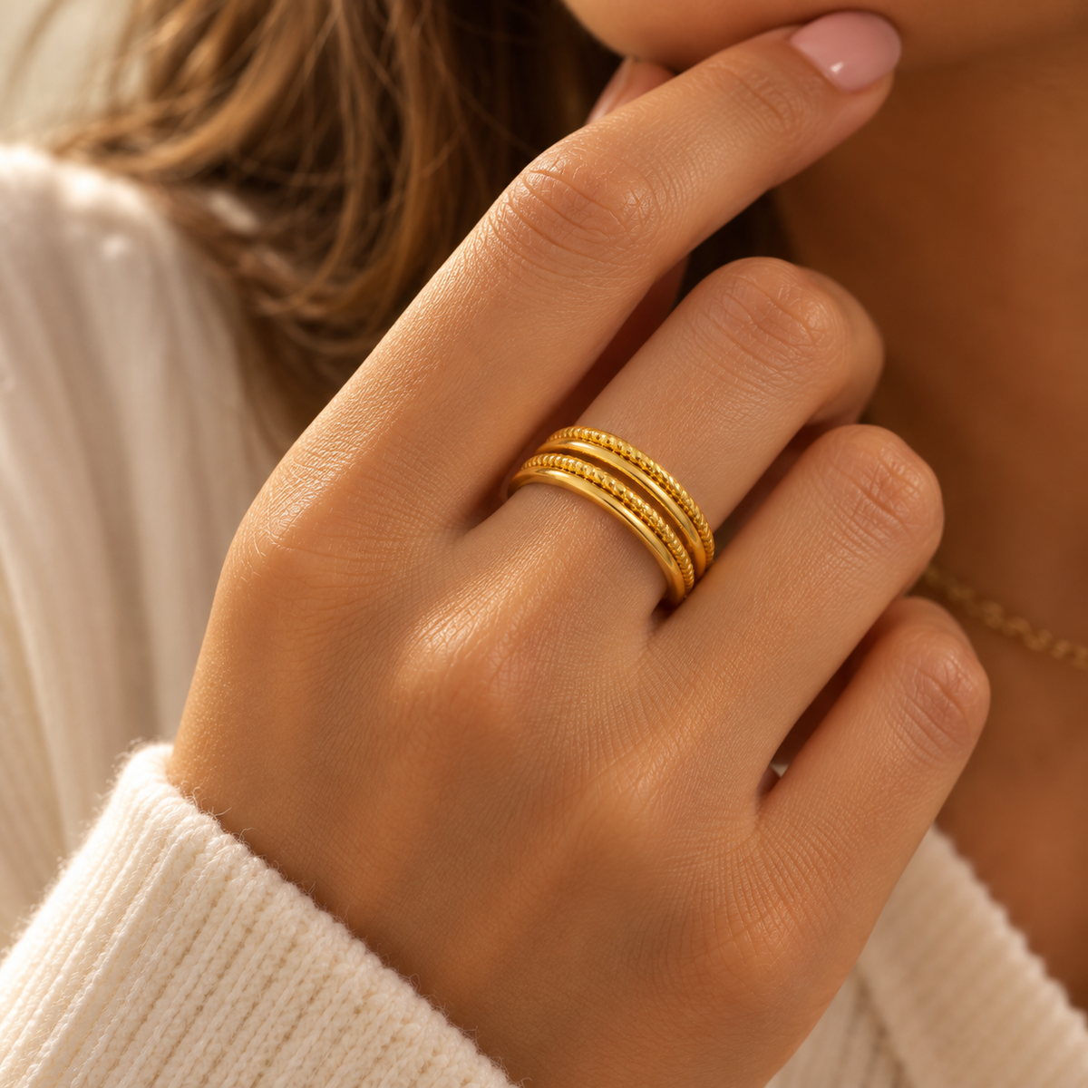 Bague Triple Vague