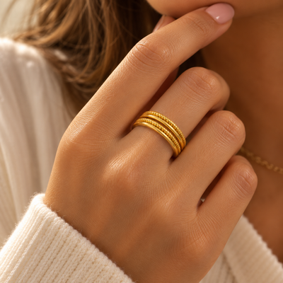 Bague Triple Vague