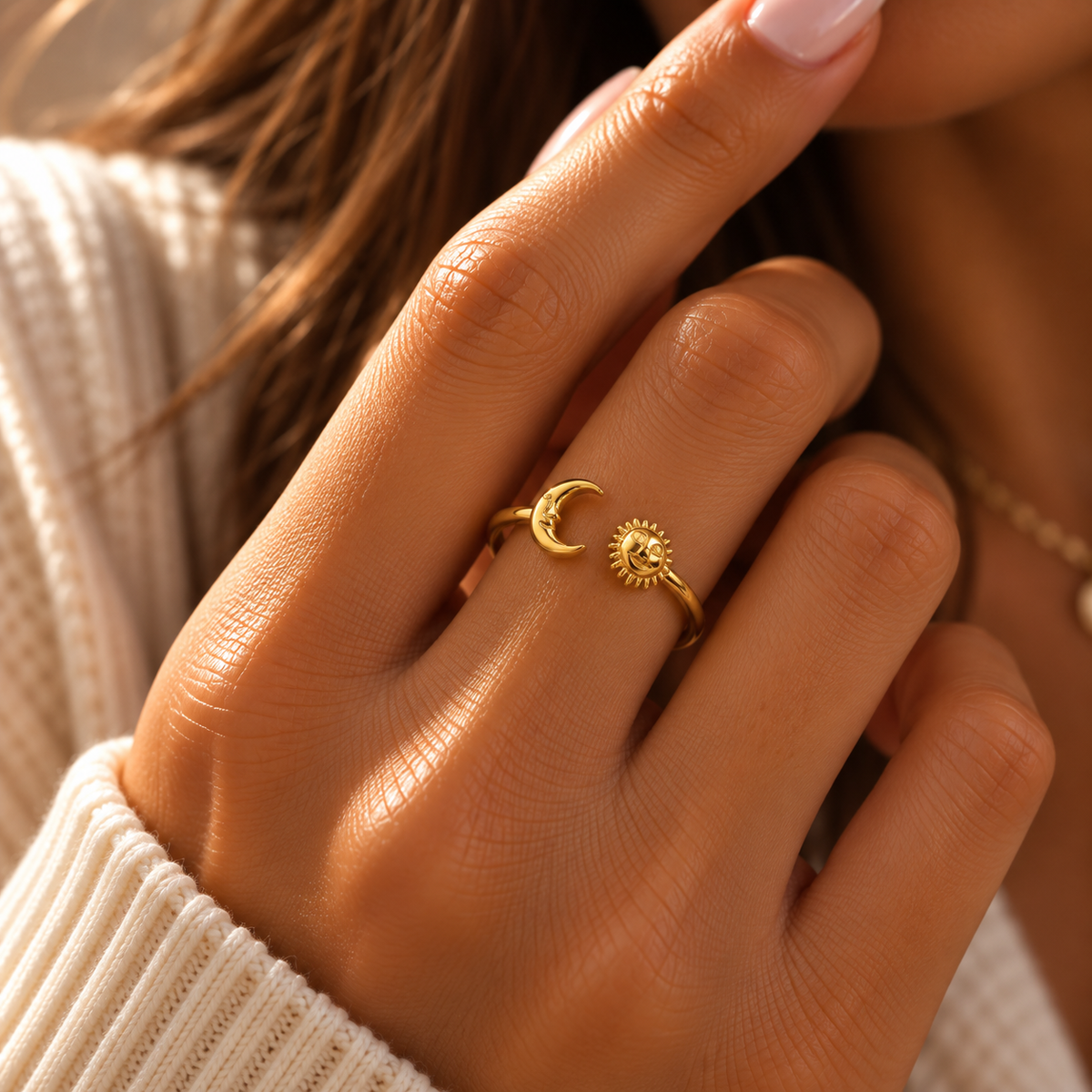 Bague Soleil & Lune