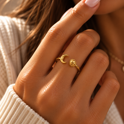 Bague Soleil & Lune