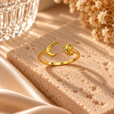 Bague Soleil & Lune